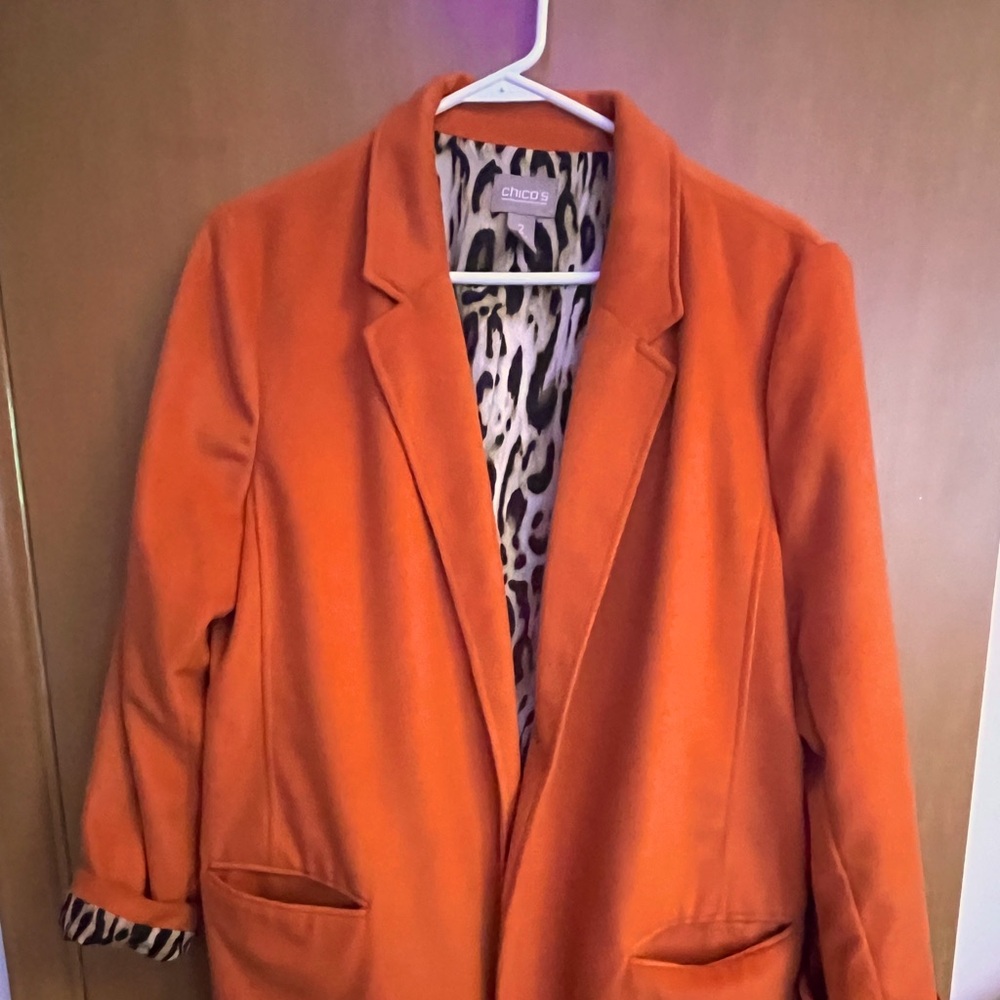 Pumpkin wool jacket